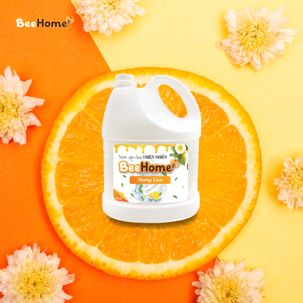 Nước rửa chén thiên nhiên hương cam - Bee Home Care