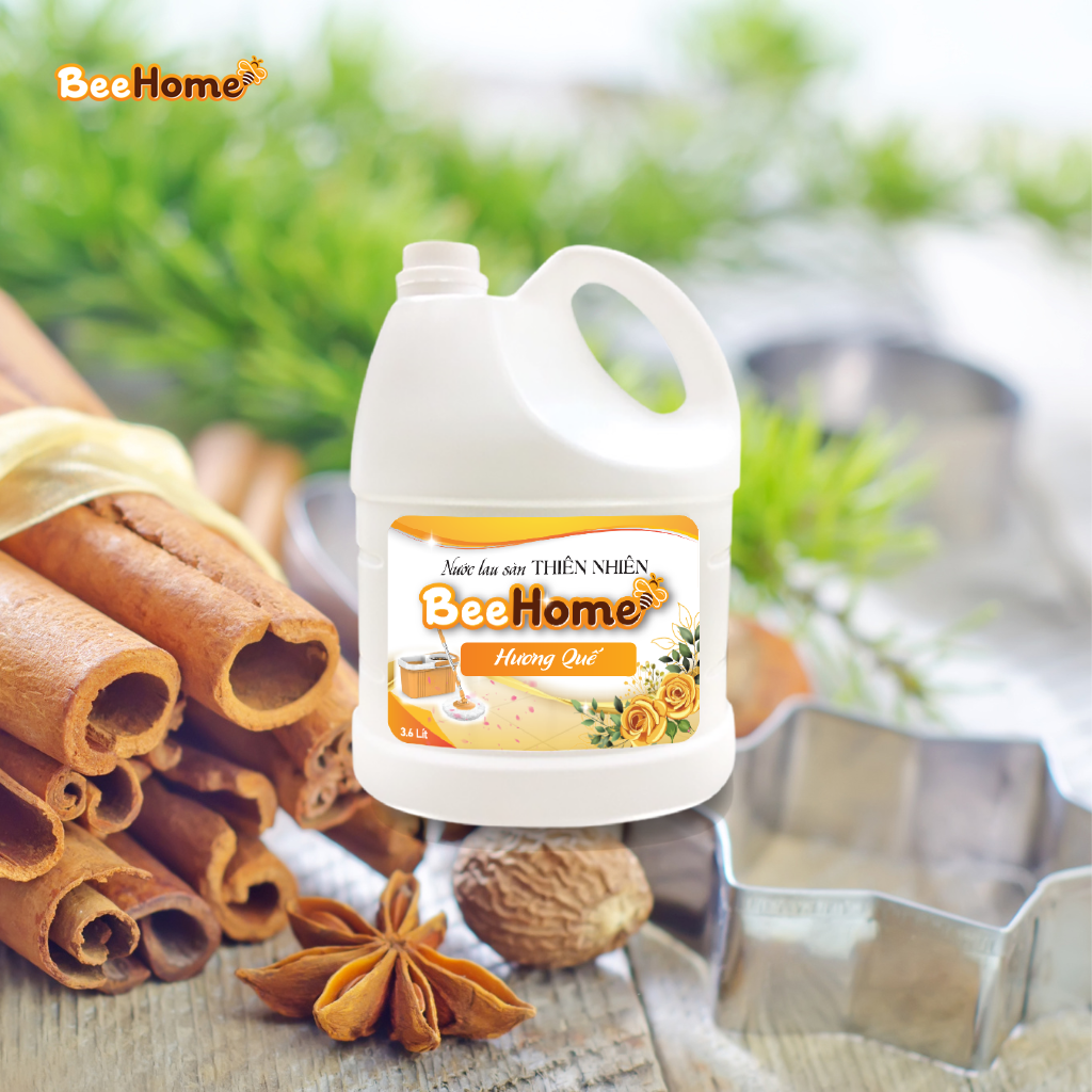 Nước lau sàn thiên nhiên hương Quế - Bee Home Care